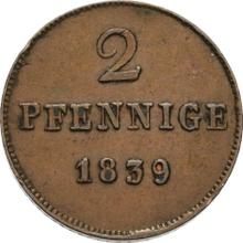 2 пфеннига 1839   