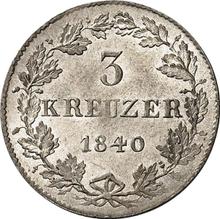3 Kreuzer 1840   