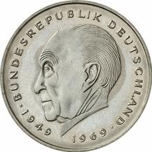 2 marcos 1986 G   "Konrad Adenauer"
