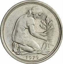 50 Pfennig 1979 D  