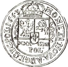 1 Zloty (30 Groszy) 1663    (Pattern)