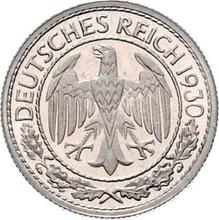 50 reichspfennig 1930 G  