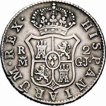 2 reales 1814 M GJ 