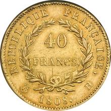 40 Francs 1808 H  