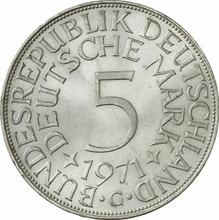 5 марок 1971 G  