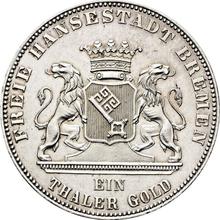 Thaler 1863    "50th Anniversary of the Liberation Wars"