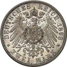 2 марки 1898 F   "Вюртемберг"