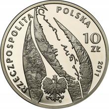 10 злотых 2011 MW  RK "100 лет со дня рождения Чеслава Милоша"