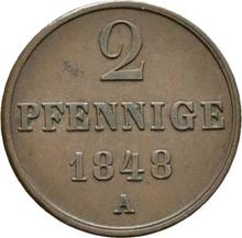 2 Pfennige 1848 A  