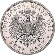 5 marcos 1901 A   "Sajonia-Altemburgo"