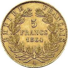 5 Francs 1864 A  