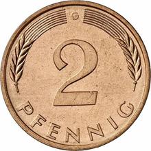 2 Pfennig 1977 G  