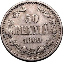 50 Penniä 1869  S 