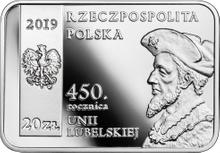 20 Zlotych 2019    "450th Anniversary of the Union of Lublin"