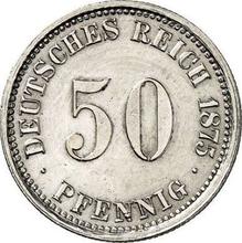 50 пфеннигов 1875 J  