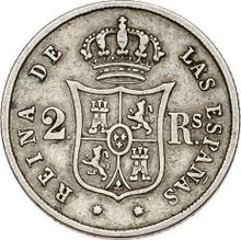 2 reales 1855   
