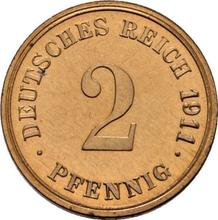 2 Pfennig 1911 G  