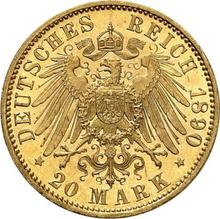 20 Mark 1890 A   "Preussen"