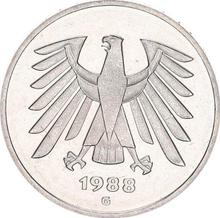 5 марок 1988 G  