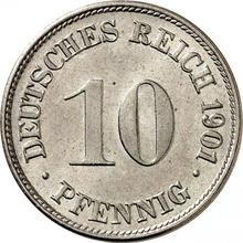 10 Pfennige 1901 D  