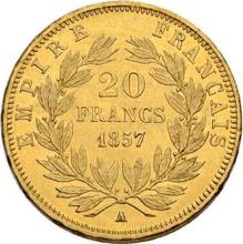 20 francos 1857 A  
