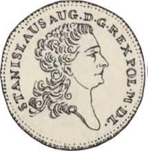 Трояк (3 гроша) 1766  g  (Пробный)