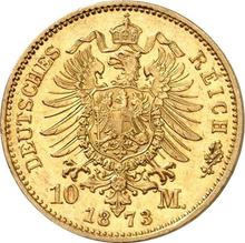 10 marcos 1873 H   "Hessen"
