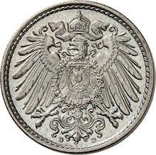 5 Pfennig 1897 D  