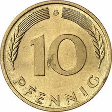 10 fenigów 1982 G  