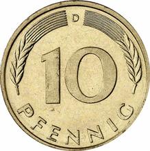 10 Pfennige 1988 D  