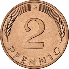 2 Pfennig 1985 G  