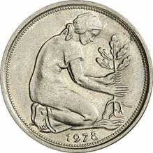 50 Pfennig 1978 F  