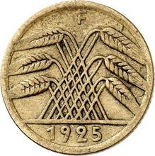 5 Rentenpfennigs 1925 F  