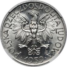 5 złotych 1959   WJ JG "Rybak"