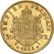 20 franków 1863 A  