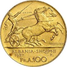100 franga ari 1927 R   (Pruebas)