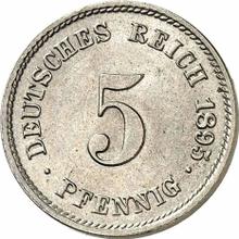 5 Pfennige 1895 G  