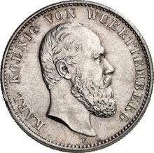 2 марки 1876 F   "Вюртемберг"