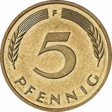 5 Pfennig 1997 F  