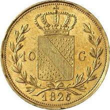 10 florines 1825   