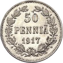 50 Penniä 1917  S 