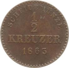 1/2 Kreuzer 1863   