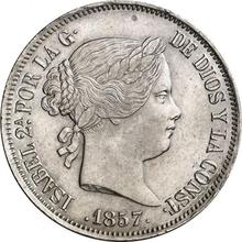 20 réales 1857   