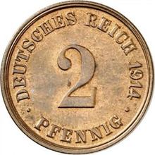 2 Pfennig 1914 J  