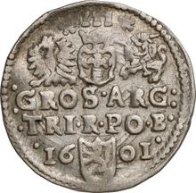 Трояк (3 гроша) 1601  B  "Быдгощский монетный двор"
