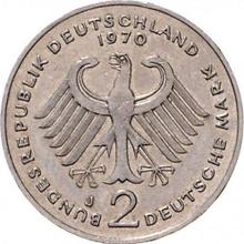 2 марки 1969-1987    "Аденауэр"