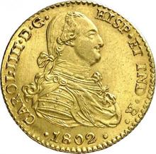 2 escudos 1802 S CN 