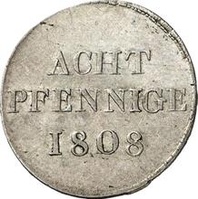 8 pfennigs 1808  H  (Pruebas)