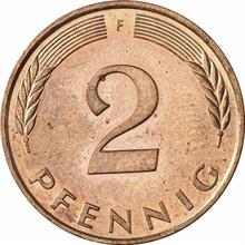2 Pfennig 1993 F  