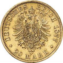20 Mark 1877 C   "Prussia"